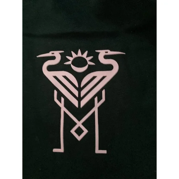 Men's 3XL NWOT Inter Miami CF Stadium Essentials‎ Black Hoodie Long Sleeve